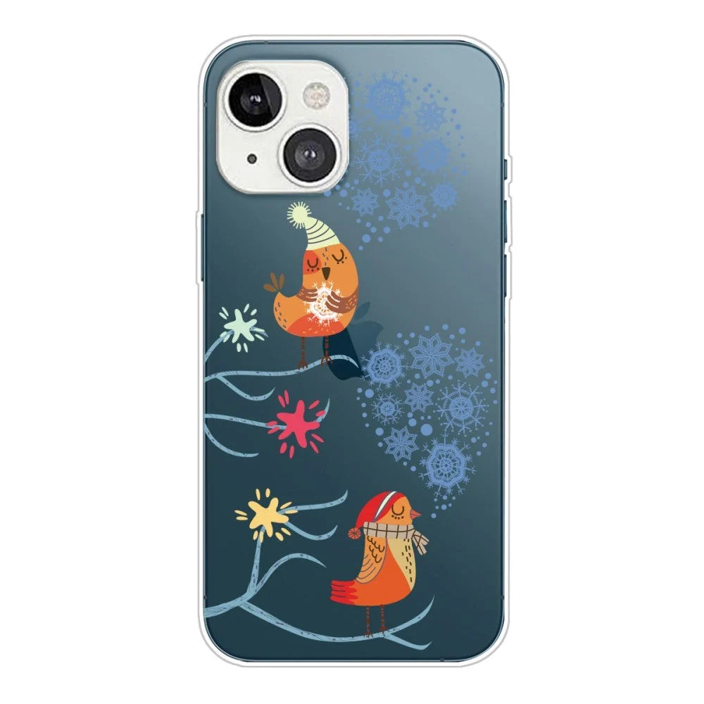 iPhone 13 Plast Jul Deksel – Gjennomsiktig – Julefugler v:8436971 iPhone 13 Plast Jul Deksel – Gjennomsiktig – Julefugler v:8436971