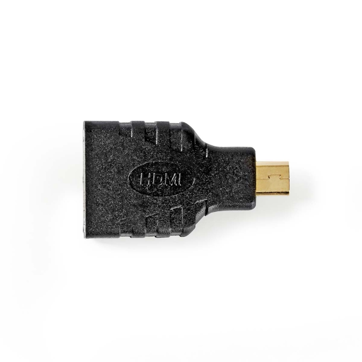 Nedis HDMI™ Adapter | HDMI ™ mikrokontakt | HDMI™ Output | Gull belagt | Rett | ABS | Sort | 1 stk. | Boks v:6332765 Nedis HDMI™ Adapter | HDMI ™ mikrokontakt | HDMI™ Output | Gull belagt | Rett | ABS | Sort | 1 stk. | Boks v:6332765