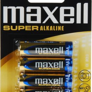 Maxell AA LR06 super alkaliske batterier 4-pk (774409) v:9459220 Maxell AA LR06 super alkaliske batterier 4-pk (774409) v:9459220