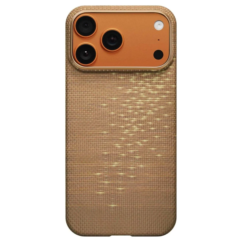 iPhone 17 Pro Max PITAKA Ultra Slim Deksel – MagSafe Kompatibel – Gold v:8981470 iPhone 17 Pro Max PITAKA Ultra Slim Deksel – MagSafe Kompatibel – Gold v:8981470