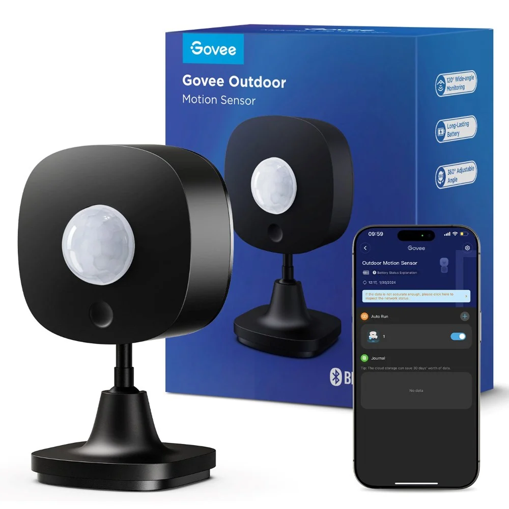Govee Outdoor Motion Sensor – Svart v:4752841 Govee Outdoor Motion Sensor – Svart v:4752841