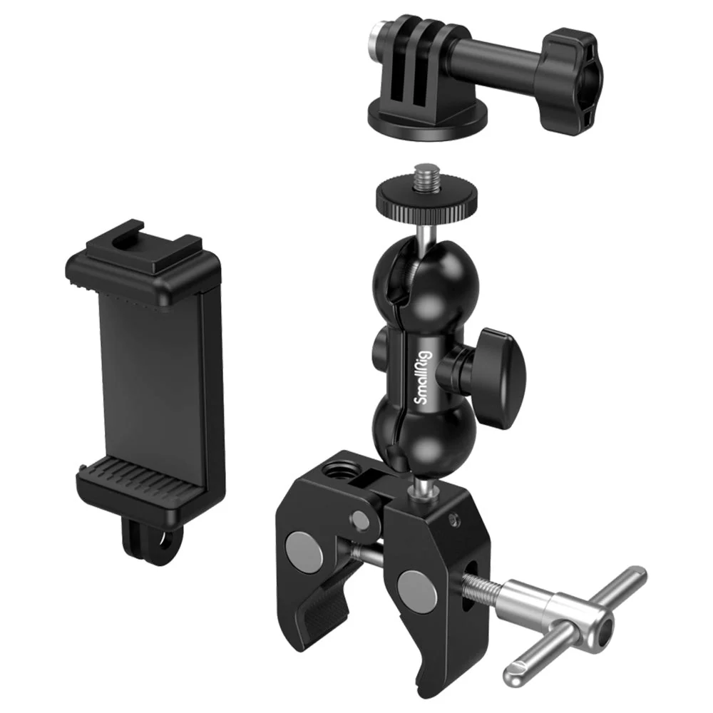 SmallRig 4373 Crab-Shaped Kit m. Magic Arm & Ballhead – Svart v:5680551 SmallRig 4373 Crab-Shaped Kit m. Magic Arm & Ballhead – Svart v:5680551