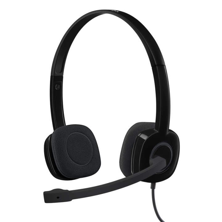 Logitech H151 Hodesetthodebøyle 3,5 mm plugg Svart v:2152671