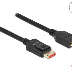 DeLOCK DisplayPort-forlengelseskabel 8K 60 Hz 1 m v:2948110 DeLOCK DisplayPort-forlengelseskabel 8K 60 Hz 1 m v:2948110