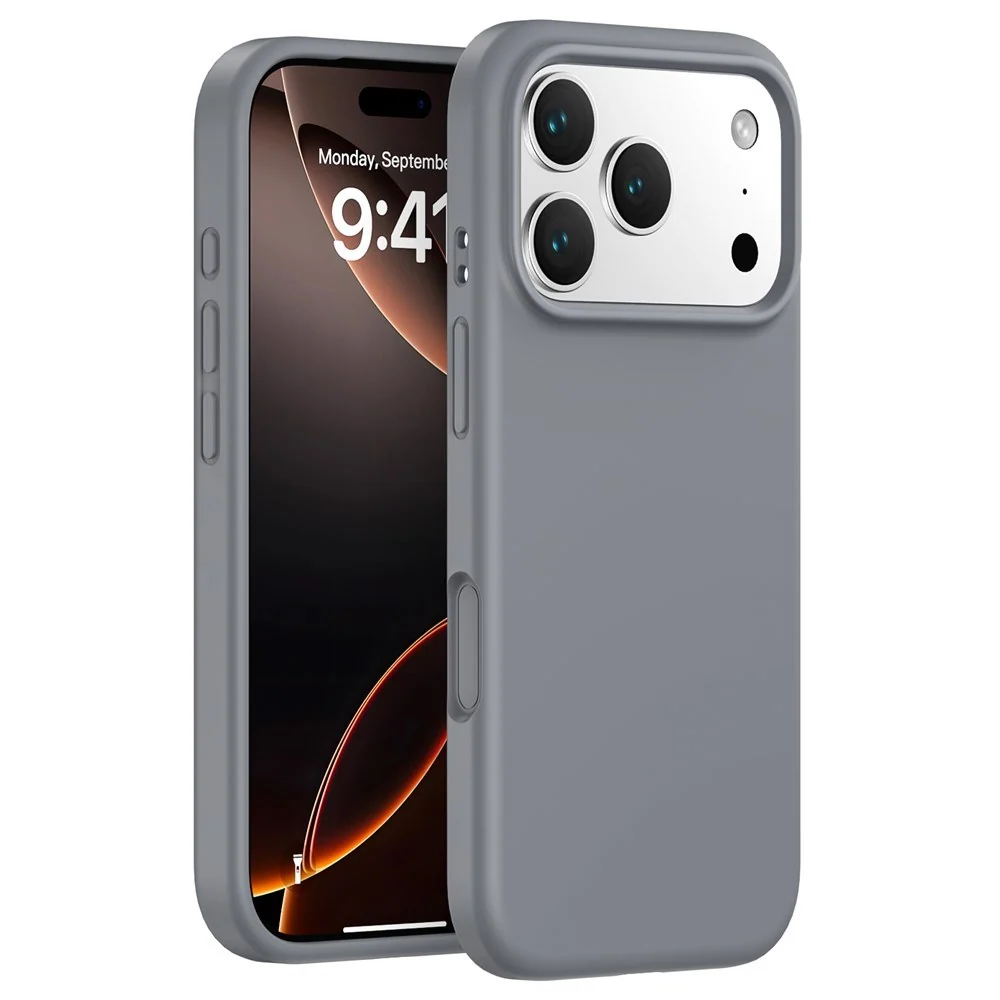 iPhone 18 Pro / 17 Pro EIDERWOOD Silikondeksel – Grå v:1448199 iPhone 18 Pro / 17 Pro EIDERWOOD Silikondeksel – Grå v:1448199