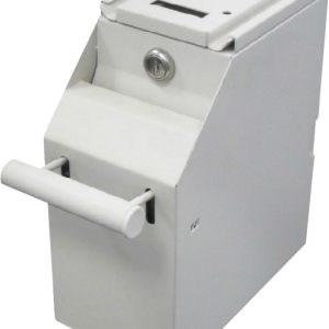 Bankboks for sedler, 4 nøkler, beslag for oppheng, beige v:9459471