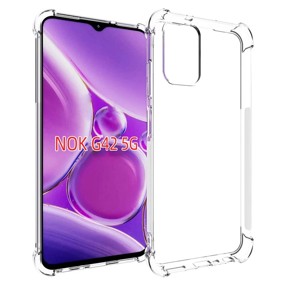 Nokia G42 Shock-Proof Fleksibel Plast Deksel - Gjennomsiktig v:1566060