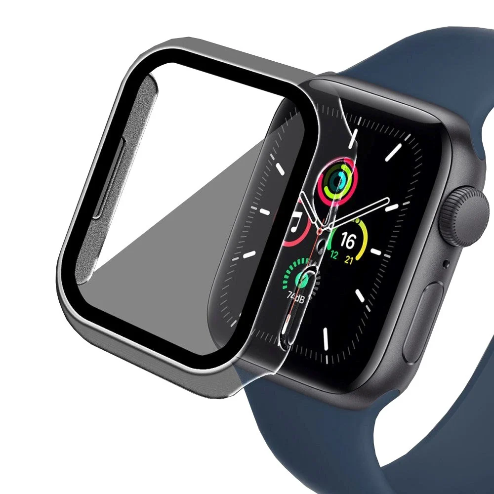Apple Watch 9/8/7 (45mm)) ENKAY Deksel og Herdet Glass – Gjennomsiktig v:9735954 Apple Watch 9/8/7 (45mm)) ENKAY Deksel og Herdet Glass – Gjennomsiktig v:9735954