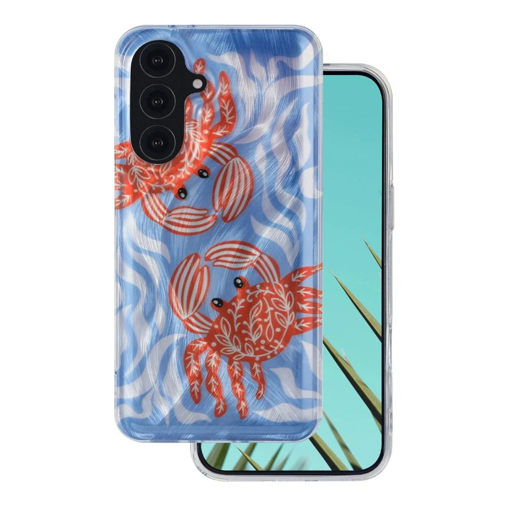 Samsung Galaxy A18 / A17 (5G) TFO Ultra Trendy Sommer Deksel - Crab v:5892930