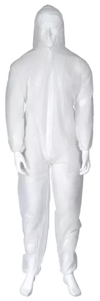 Kjeledress – engangs kjeledress med hette, hvit v:2603554 Kjeledress – engangs kjeledress med hette, hvit v:2603554