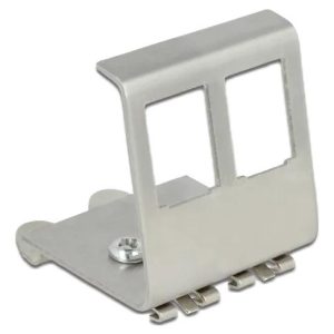 DeLOCK Keystone Metal Mounting 2 Port for DIN rail v:4585587