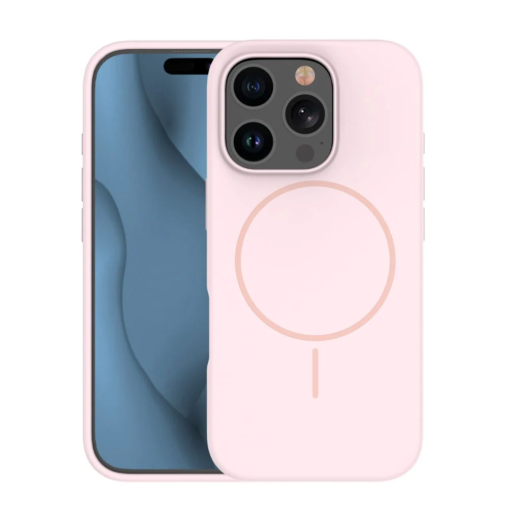iPhone 15 Silicone Thin Deksel – MagSafe Kompatibel – Rosa v:243891 iPhone 15 Silicone Thin Deksel – MagSafe Kompatibel – Rosa v:243891