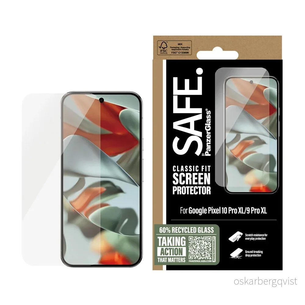 SAFE by PanzerGlass Google Pixel 10 Pro XL / 9 Pro XL Classic Fit Skje v:144209