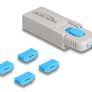 DeLOCK HDMI Port Blocker Set for HDMI female ports 4 pieces v:4386605 DeLOCK HDMI Port Blocker Set for HDMI female ports 4 pieces v:4386605
