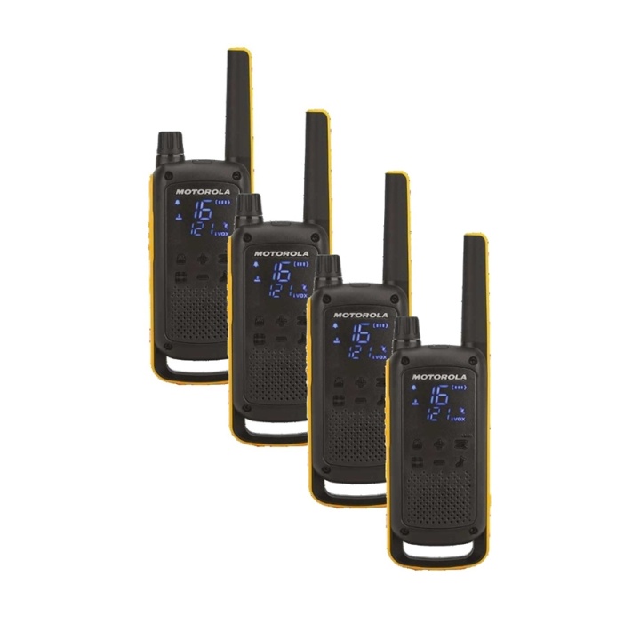 Motorola Talkabout T82 Extreme, Walkie Talkie 4-pakning v:5089562 Motorola Talkabout T82 Extreme, Walkie Talkie 4-pakning v:5089562