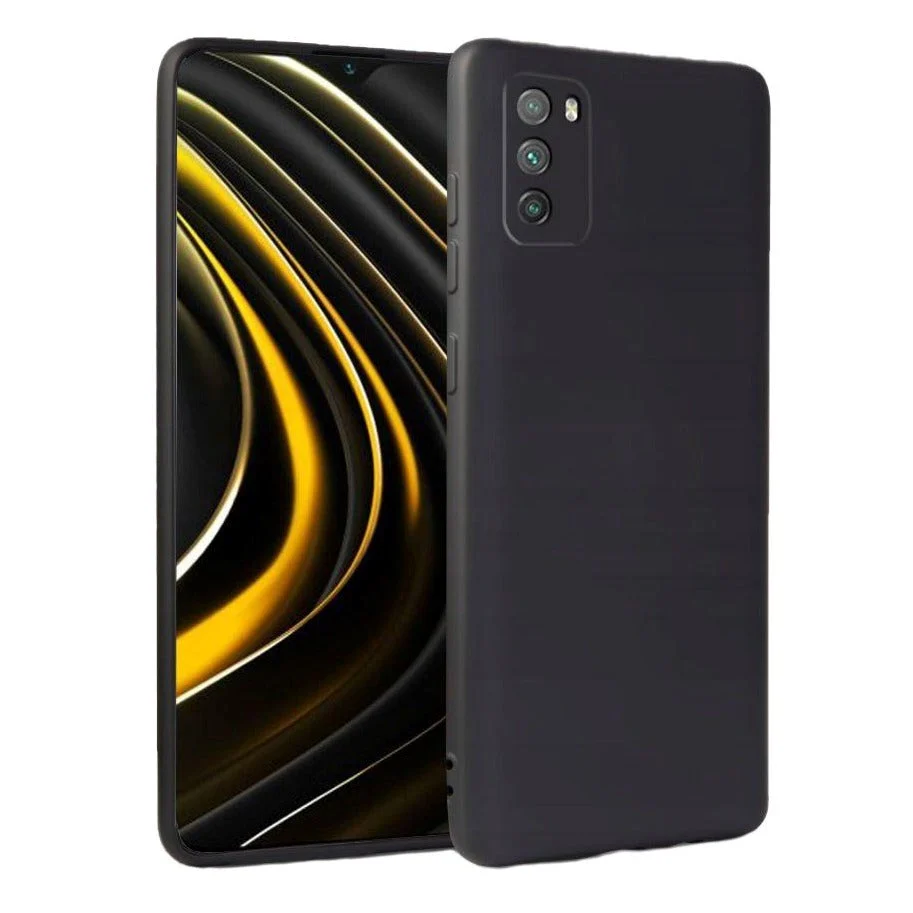 Xiaomi Poco M3 Tech-Protect Icon Silikondeksel -Svart v:7543349