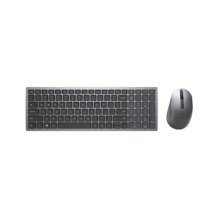 Dell KM7120W Tastatur Trådløst RF + Bluetooth QWERTY Nordic Grey, Titanium v:3737519 Dell KM7120W Tastatur Trådløst RF + Bluetooth QWERTY Nordic Grey, Titanium v:3737519