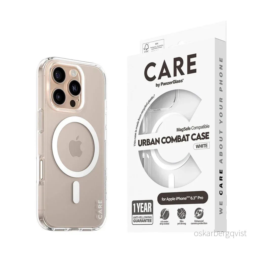 CARE by PanzerGlass iPhone 16 Pro FLAGSHIP Urban Combat-deksel – MagSa v:7753762