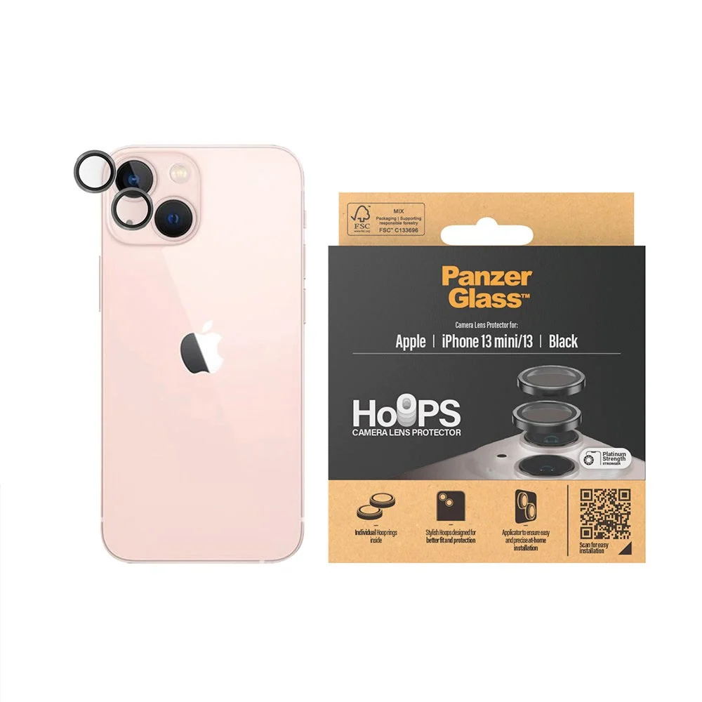 iPhone 13 / 13 Mini PanzerGlass Hoops – Kamerabeskyttelsesglass – Gjen v:2343691 iPhone 13 / 13 Mini PanzerGlass Hoops – Kamerabeskyttelsesglass – Gjen v:2343691