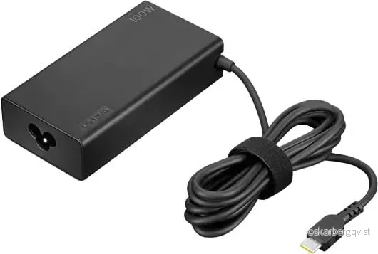 Lenovo 100 W AC-adapter (USB Type-C) – strømforsyning. Laderen er v:9247483