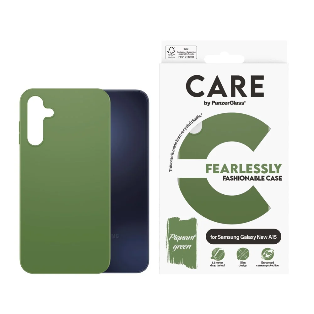 CARE by PanzerGlass® Samsung Galaxy A16 Bakdeksel - Grønn v:2062396