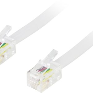 DELTACO modulkabel 4P4C(RJ9/RJ10/RJ22) 5m v:4892530