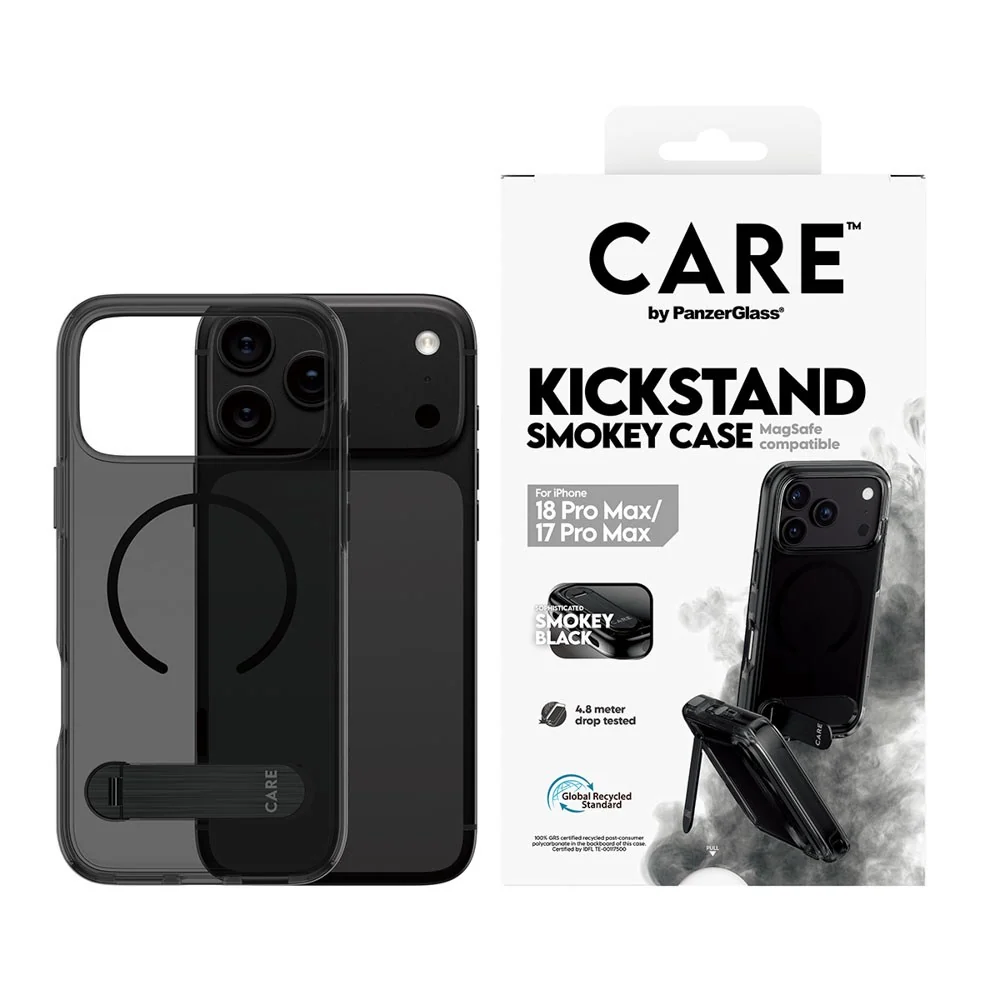 iPhone 18 Pro Max / 17 Pro Max CARE by PanzerGlass Feature Kickstand D v:2120119 iPhone 18 Pro Max / 17 Pro Max CARE by PanzerGlass Feature Kickstand D v:2120119