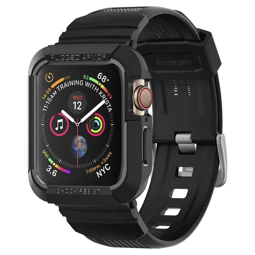 Apple Watch SE/6/5/4 (44mm) SPIGEN Rugged Armor Pro Case – Fleksibelt v:4055411 Apple Watch SE/6/5/4 (44mm) SPIGEN Rugged Armor Pro Case – Fleksibelt v:4055411