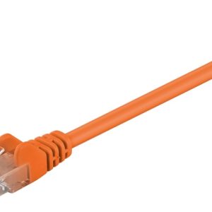 Goobay Patchkabel CAT 5e, U/UTP, orange, 15 m kopparklädd aluminiumtråd (CCA) v:6049990 Goobay Patchkabel CAT 5e, U/UTP, orange, 15 m kopparklädd aluminiumtråd (CCA) v:6049990