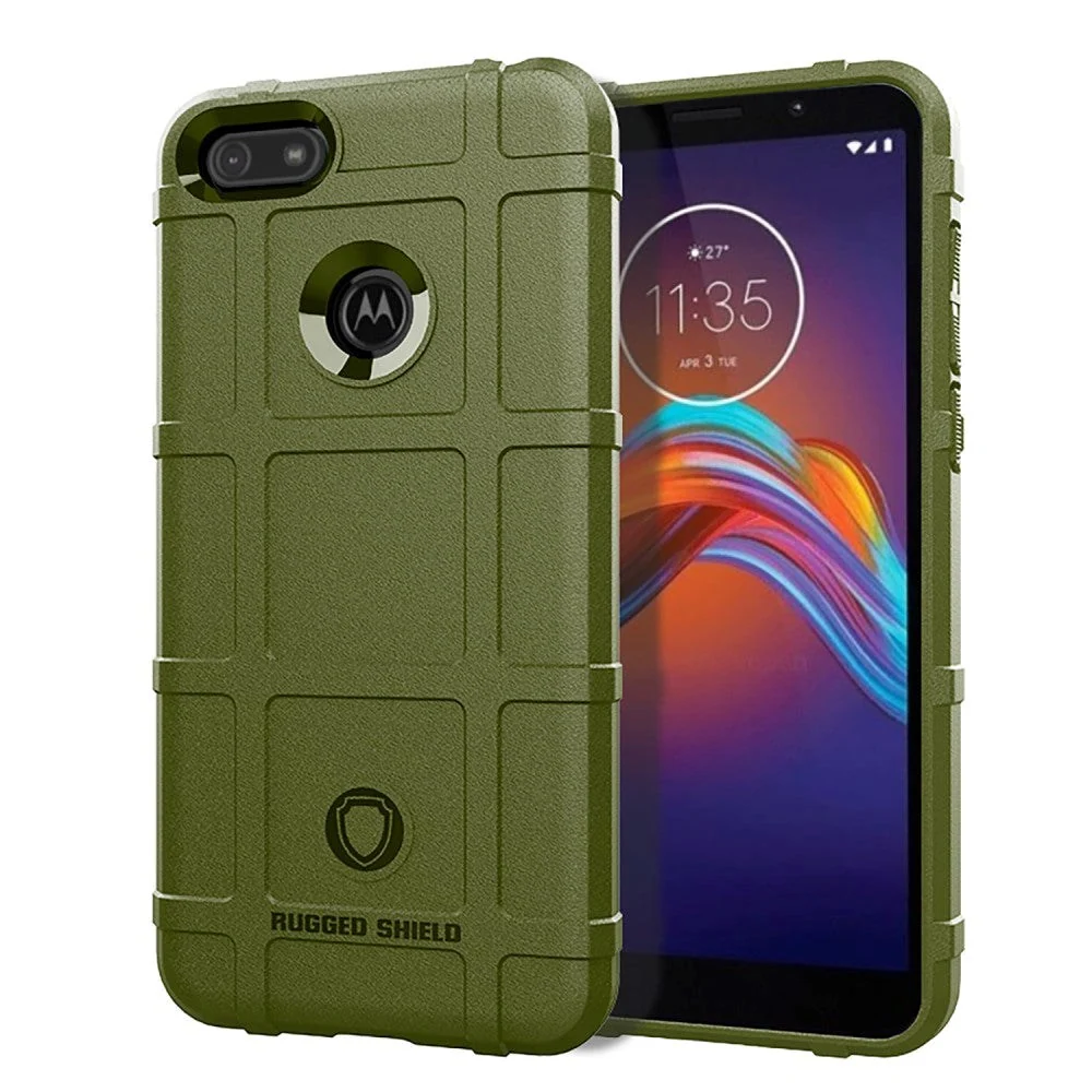 Motorola Moto E6 Play Rugged Shield Deksel - Grønn v:8520518
