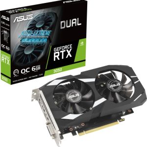 ASUS DUAL GeForce RTX 3050 OC 6 GB grafikkort v:1045915 ASUS DUAL GeForce RTX 3050 OC 6 GB grafikkort v:1045915