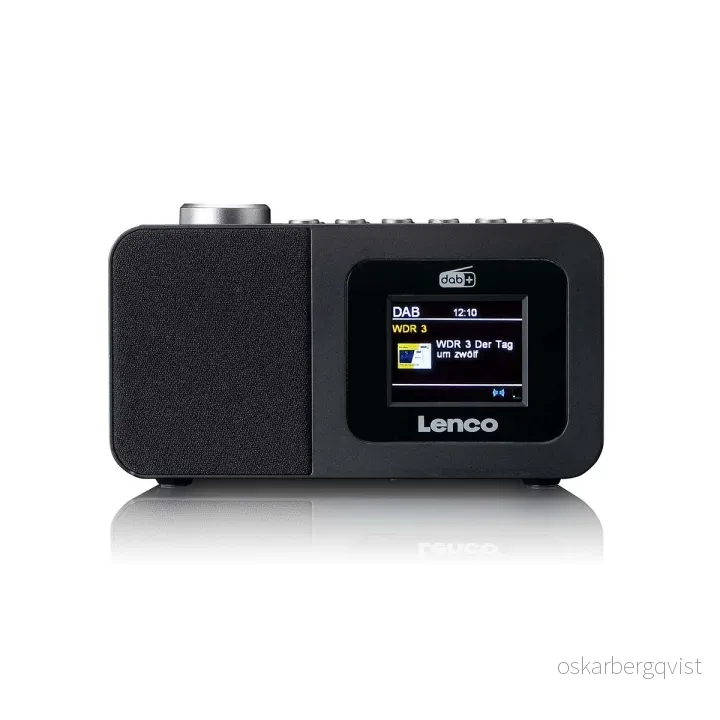 Lenco DAB+/FM-radiovekkerklokke med fargeskjerm, sleep timer og dobbel alarmfunksjon Svart v:4741027 Lenco DAB+/FM-radiovekkerklokke med fargeskjerm, sleep timer og dobbel alarmfunksjon Svart v:4741027