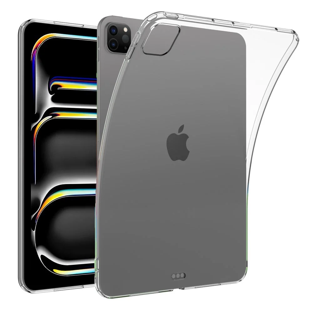 EIDERWOOD iPad Pro 11" (2025 / 2024) Fleksibelt TPU Plastdeksel – Gjen v:469603 EIDERWOOD iPad Pro 11" (2025 / 2024) Fleksibelt TPU Plastdeksel – Gjen v:469603