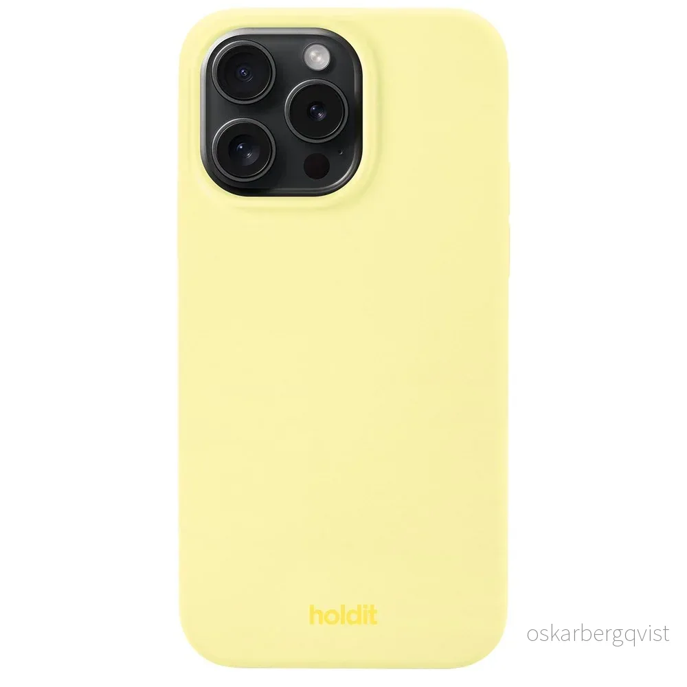 Holdit iPhone 15 Pro Max Soft Touch Silikon Deksel - Lemonade v:4002715