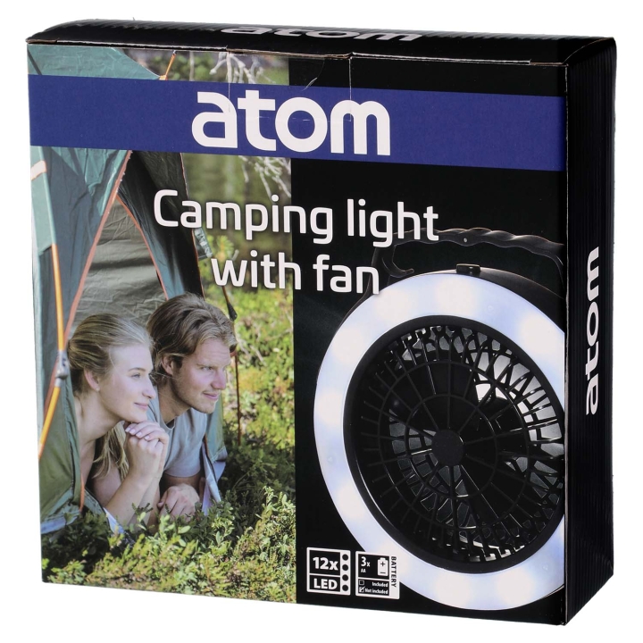 Atom Camping Lampa med Fläkt v:9934091