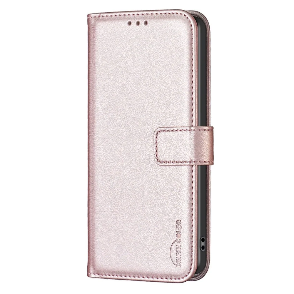 OPPO A5 Pro (4G / 5G) BINFEN Kunstskinn Flip Deksel med Kortholder & S v:4592188