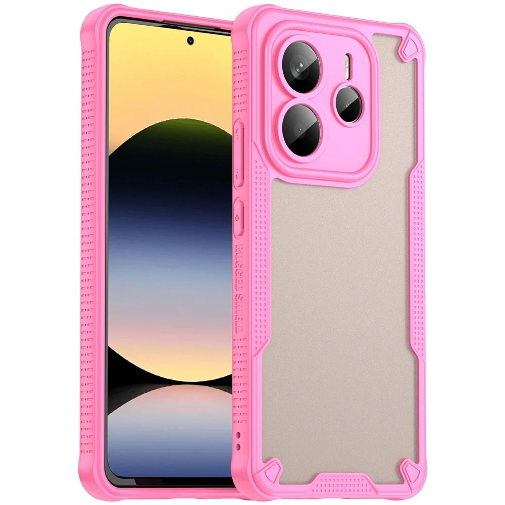 EIDERWOOD Xiaomi Redmi Note 14 (5G) Hybrid Plast Bak Deksel – Rosa v:5640987 EIDERWOOD Xiaomi Redmi Note 14 (5G) Hybrid Plast Bak Deksel – Rosa v:5640987