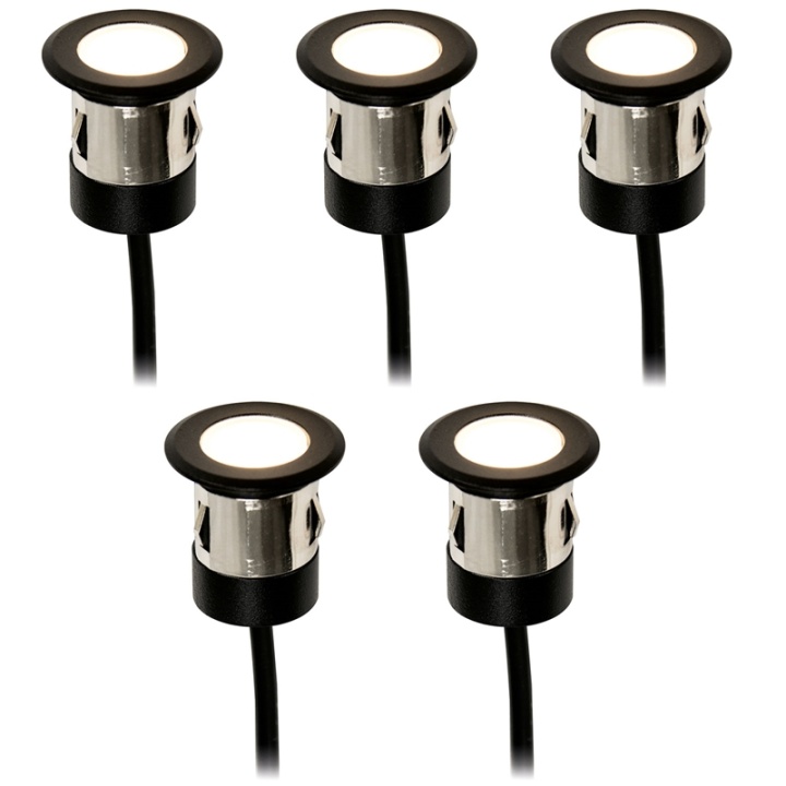 LightsOn Orion innfelt spot 5 stk Svart v:4239167 LightsOn Orion innfelt spot 5 stk Svart v:4239167