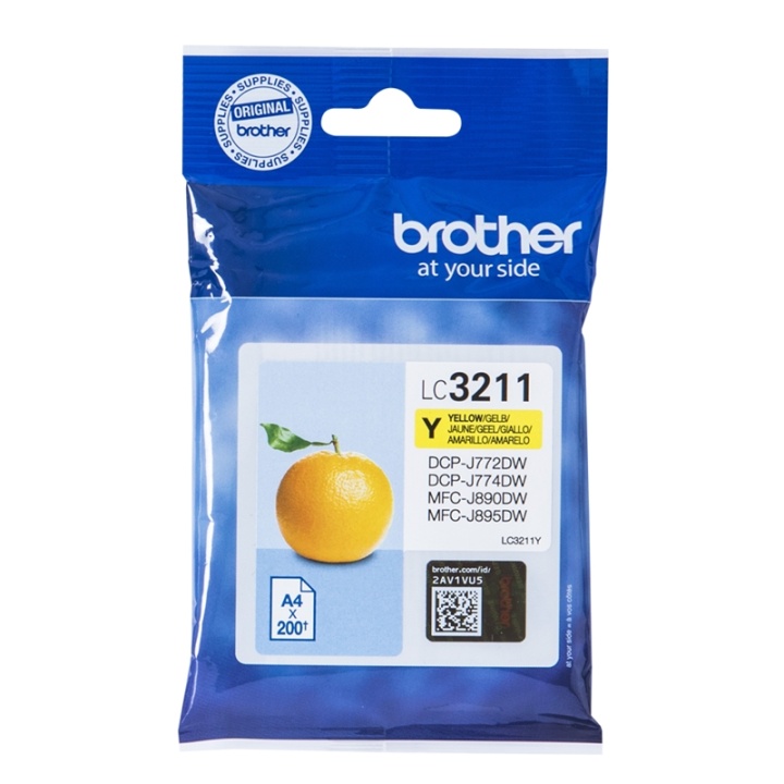 Brother LC-3211Y blekkpatroner Original Standard Yield Yellow v:4682393 Brother LC-3211Y blekkpatroner Original Standard Yield Yellow v:4682393