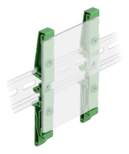 DeLOCK DIN-skinneklemme for kretskort 122 mm 4 stk v:4744554