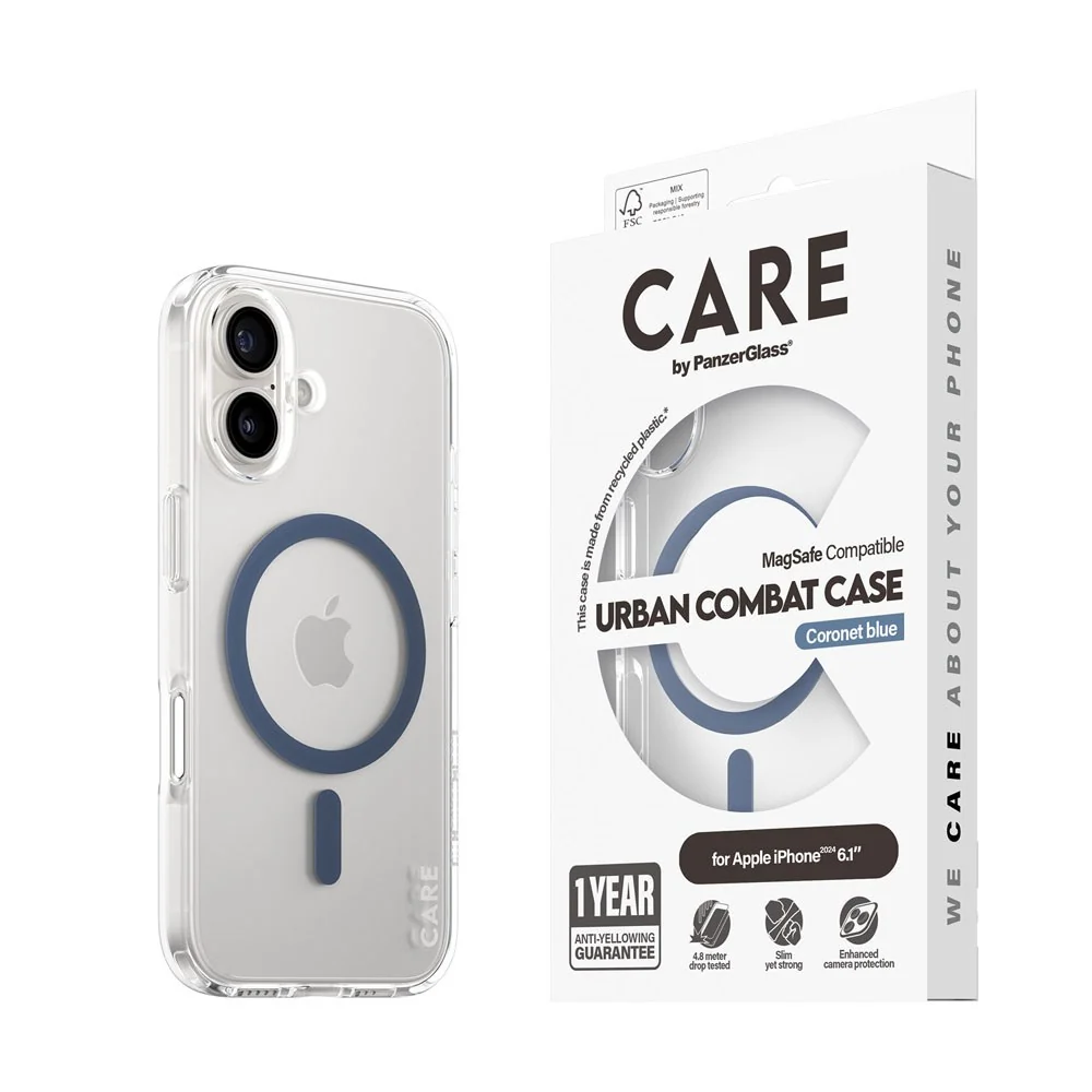 CARE by PanzerGlass iPhone 16 FLAGSHIP Urban Combat-deksel – MagSafe K v:7027876