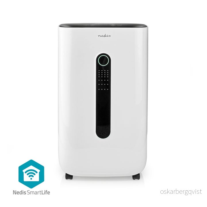 Nedis SmartLife Avfukter | Wi-Fi | 20 l/Døgn | Avfukting / Kontinuerlige / Tørr klesvask / Ventilasjon | Android™ / IOS | Justerbar hygrostat | 195 m³/h v:1631907