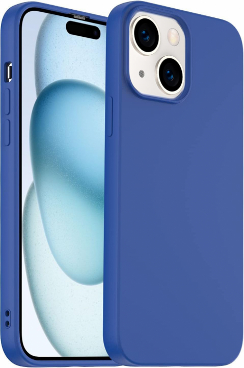 Silikonetui til iPhone 15 Pro Max, blå v:9995497