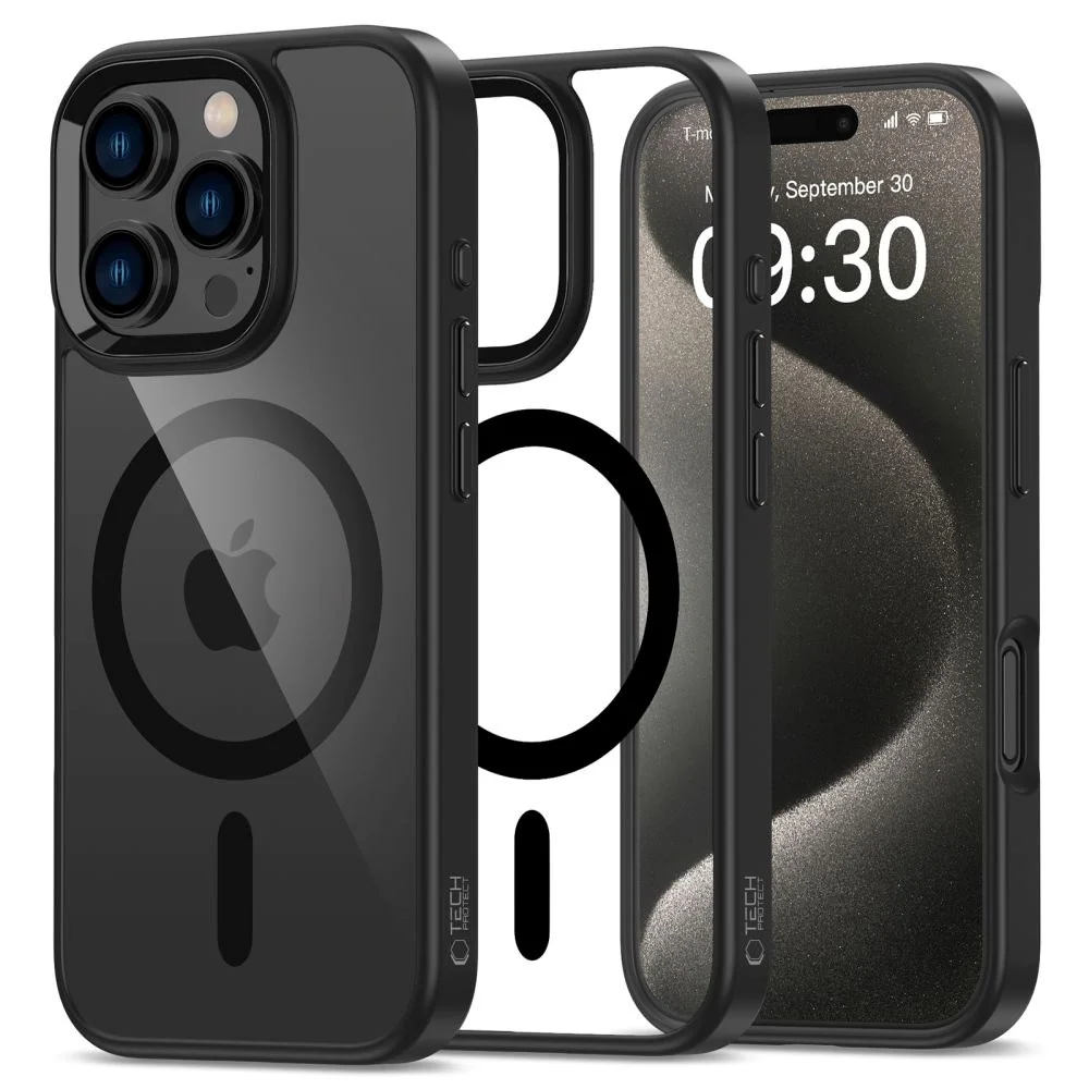 iPhone 16 Pro Tech-Protect MagMat Deksel - MagSafe Kompatibel - Gjenno v:226541