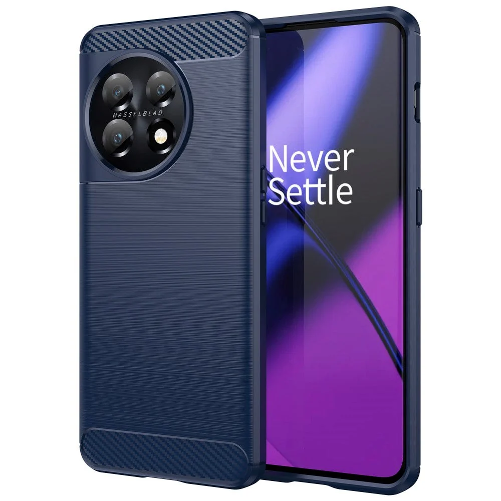 OnePlus 11 Brushed Carbon Deksel – Blå v:4489556 OnePlus 11 Brushed Carbon Deksel – Blå v:4489556
