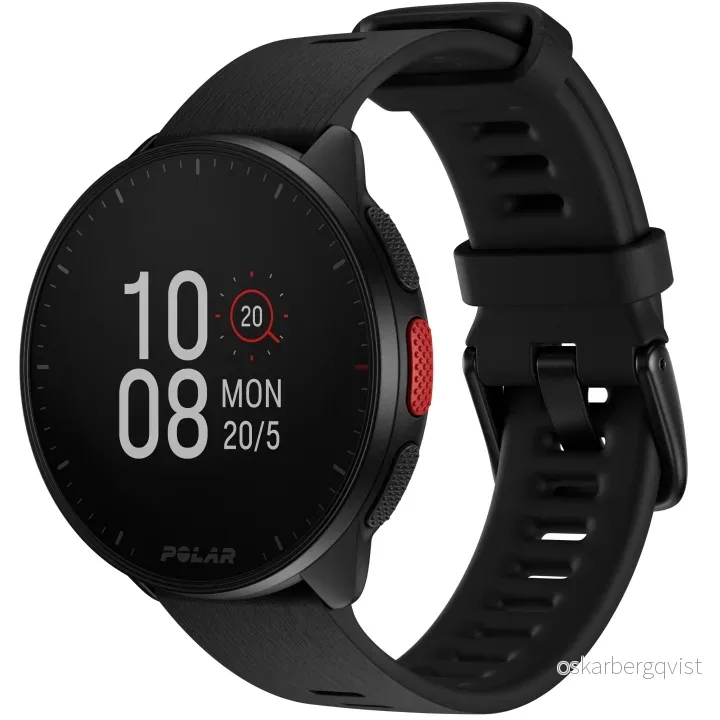 Polar Pacer Löparklocka GPS Night Black S-L v:1043597