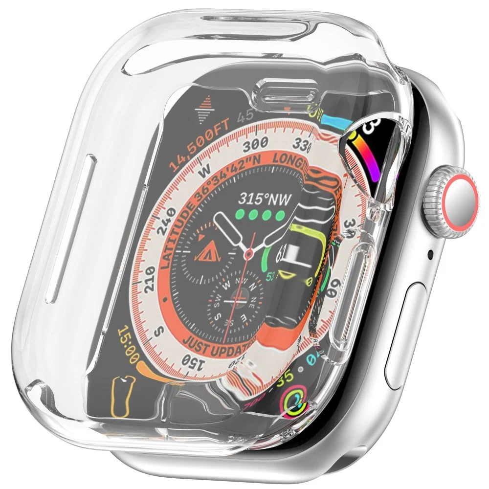 Apple Watch 11 / 10 (42mm) Fleksibelt Plast Deksel med Skjermbeskyttel v:5048765 Apple Watch 11 / 10 (42mm) Fleksibelt Plast Deksel med Skjermbeskyttel v:5048765