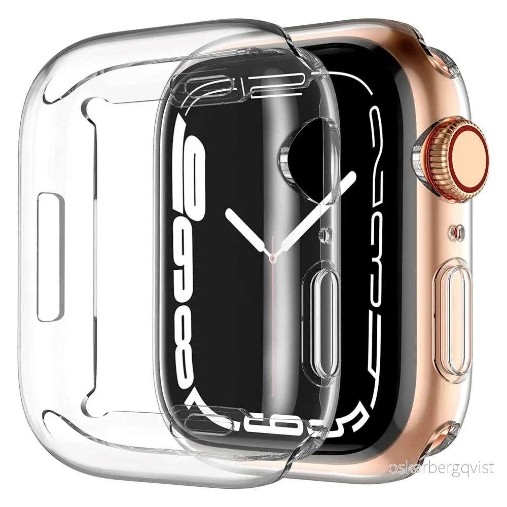 Apple Watch 9/8/7 (45mm) TPU Plast Deksel med innebygd Skjermbeskytter v:9528333 Apple Watch 9/8/7 (45mm) TPU Plast Deksel med innebygd Skjermbeskytter v:9528333