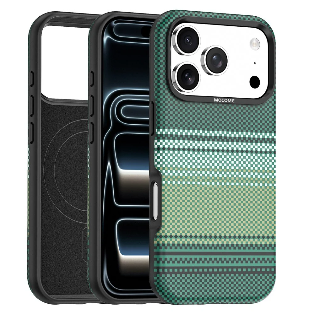 iPhone 18 Pro EIDERWOOD Deksel med Mønstret Kunstskinn Bakside – MagSa v:9043729 iPhone 18 Pro EIDERWOOD Deksel med Mønstret Kunstskinn Bakside – MagSa v:9043729