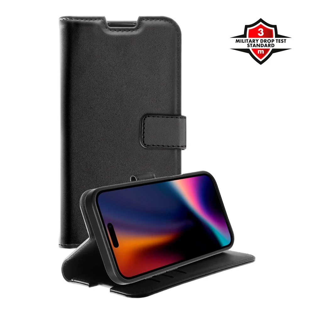 X2O iPhone 17 Classic Wallet Flip Deksel – Kortholder & Stativfunksjon v:8767688 X2O iPhone 17 Classic Wallet Flip Deksel – Kortholder & Stativfunksjon v:8767688